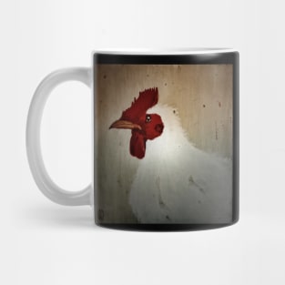 The Grungy White Rooster Mug